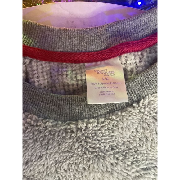 UGLY CHRISTMAS SWEATER Penguin Secret Treasures Fuzzy FleeceW/Penguin Large - Picture 6 of 6